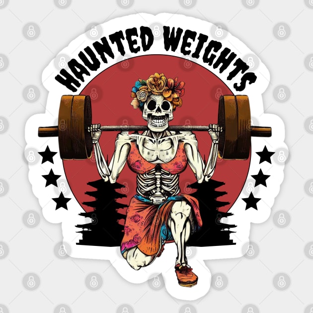 Skeletal gym girl Sticker by Japanese Fever